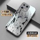 昭夕殼 適用小米13手機殼二次元pro孤獨搖滾Xiaomi磨砂簡(jiǎn)約玻璃高級感硅膠鏡頭全包防摔保護套女款 金屬銀A-藍瞳波奇醬銀 小米13