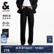 杰克·瓊斯（JACK&JONES）25年男裝903直筒黑色高彈力牛仔褲男夏季薄款休閑褲子不易褪色 A15黑色牛仔 高彈，卡碼建議拍小 30 170 W30/L30