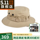 5.11（TACTICAL SERIES ） 5.11美國戶外防曬帽春夏男女遮陽漁夫帽折疊奔尼帽旅游帽89422 162 卡其 L/XL約適合57-60cm