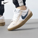耐克（NIKE）男鞋子男 25夏季新款透氣耐磨運動鞋帆布小白鞋減震滑板鞋休閑鞋 【主推】深海藍-橡皮淺褐/曬圖退10 39 （內長245mm）