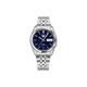 精工（SEIKO）5系列 機(jī)械機(jī)芯 不銹鋼表帶 日韓表 男表 藍(lán)色 SNK357K1 深藍(lán)色表盤