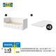 宜家（IKEA）HEMNES漢尼斯沙發(fā)床折疊床坐臥兩用客廳沙發(fā) 白色床框架帶3屜+椰殼纖維床墊X2 800mm*2000mm