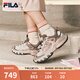 斐樂（FILA）官方女鞋老爹鞋運動鞋2025秋季新款鞋子厚底蘑菇休閑鞋 浮煤灰/白瑪瑙灰-CC 38