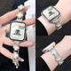 學(xué)長(zhǎng)家適用華為fit4表帶創(chuàng)意金屬鏈4pro新款watchfit3手表帶女款fit2/1智能手環(huán)4/3代女生夏天高級(jí)感表鏈 四葉草手鏈-星光色 適用：華為FIT4/4Pro表帶（贈(zèng)送貼膜*2）