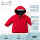 戴維貝拉（DAVE＆BELLA）女童羽絨服男童90絨保暖羽絨衣兒童冬裝幼兒新年寶寶冬季外出服 中國(guó)紅DB16448 120 cm（建議身高110-120cm）