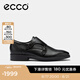 愛步（ECCO）七夕禮物孟克鞋男鞋 25年秋季新款經(jīng)典商務(wù)皮鞋 都市米蘭523334 黑色52333401001 45
