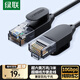 綠聯(lián)超六類網(wǎng)線 細(xì)線款CAT6A 10Gbps萬兆成品跳線 電腦/寬帶/路由器/監(jiān)控/光貓連接線纜3米70653