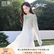 香影綠色漸變鏤空針織衫女2025夏裝新款慵懶風微透不規(guī)則罩衫上衣 淺綠 M 160/84A/95-110斤