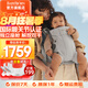 BabyBjorn全新上市-Melange系列瑞典原裝進(jìn)口透氣嬰幼兒背帶抱娃神器 Melange系列-淺灰色