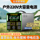 電掌盟（DAYGEMEG）磷酸鐵鋰戶外移動電源220V大容量大功率露營擺攤電瓶自駕游家用停電應急車載儲能蓄電池 1500W-【1.5度電-A4S1208】