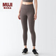 無印良品（MUJI） Walker 女式 易干 收腿褲 BIH02A3S 打底褲 中灰色 L