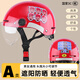 lyevre電動(dòng)車(chē)頭盔網(wǎng)紅創(chuàng  )意搞笑3C認證電瓶車(chē)安全帽四季男女通用輕便式頭盔 他們的飛機太刁啦 紅色