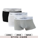 卡爾文·克萊恩（Calvin Klein）CK男士棉質(zhì)平角內(nèi)褲內(nèi)衣 3條套裝 短褲 保稅倉(cāng)發(fā)貨 LV00NB4389 /MP1黑白灰 L