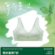 松山棉店【小棉花】大胸顯小蕾絲內(nèi)衣女士純棉大碼文胸罩無痕隱形水綠XL