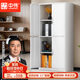 中偉（ZHONGWEI）文件柜辦公柜鋼制鐵皮柜資料柜檔案柜儲物柜雙節(jié)文件柜