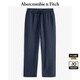 ABERCROMBIE & FITCH男裝24春秋款美式復古時尚小麋鹿抓絨運動衛(wèi)褲長褲KI134-4100 藏青色 L (180/86A)尺碼偏大，建議小一碼
