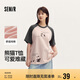 森馬短袖t恤女中長款插肩袖春夏純棉打底衫熊貓印花101324100069