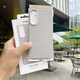 三星（SAMSUNG）S25Edge手機殼S25Ultra生態(tài)皮革保護套S25+金屬鏡頭圈手機套適用S 生態(tài)皮保護殼 淺灰. 三星Galaxy S25 edge