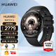 華為（HUAWEI）手表WATCH 4 運動(dòng)智能手表eSIM獨立通話(huà)體溫血氧心率監測儀防水送男女士朋友禮物Pro5 46mm幻月黑【皮表帶+貼膜】 好禮十選一
