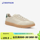 迪卡儂Trainer70男士T頭牛皮復(fù)古經(jīng)典低幫休閑運(yùn)動(dòng)德訓(xùn)鞋 白42-5434352