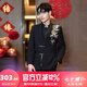 泰勒馬丁唐裝新中式新郎結(jié)婚西服新款男士高級(jí)刺繡訂婚接親禮服 M027兩件套（不含襯衫） S