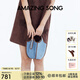 Amazing Song乙頌女包【七夕禮物】果籃包單肩斜挎包女時(shí)尚設(shè)計(jì)感小眾菜籃子包 牛仔藍(lán)