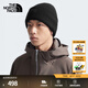 北面（The North Face）帽子通用款戶外運(yùn)動(dòng)舒適保暖針織帽毛線帽秋冬上新|7WJG JK3/宇宙黑 OS
