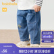 巴拉巴拉寶寶褲子男童休閑褲牛仔褲秋裝時尚200324108105
