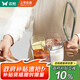 雙槍（Suncha）多格調(diào)味罐家用廚房 鹽調(diào)味罐收納盒調(diào)料盒鹽罐瓶綠色