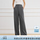 范思藍(lán)恩范思藍(lán)恩學(xué)院感截短式西裝套裝女2025春裝韓版休閑西裝外套休閑褲 灰色（休閑褲） M