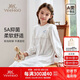 英氏【5A抑菌公主裙】純棉原創(chuàng)女童睡裙兒童睡衣家居服方領(lǐng)花束170