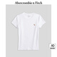 ABERCROMBIE & FITCH女裝25夏季新款美式百搭圓領(lǐng)短袖T恤KI139-5273 白色（棕色小麋鹿） S (165/92A)