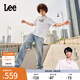 Lee【張凌赫代言】25新品EasyRider寬松中腰闊腿淺藍(lán)男牛仔褲潮流 淺藍(lán)色 32