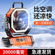 黑貓日記F6戶(hù)外露營(yíng)充電風(fēng)扇超長(cháng)續航新款家用靜音便攜車(chē)載降溫神器學(xué)生宿舍辦公室桌面戶(hù)外便攜大容量風(fēng)扇 【搖頭款/經(jīng)典黑】?jì)扇f(wàn)毫安 20000mAh