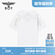 BOY LONDON【荷魯斯之眼】短袖三鷹翅膀印花潮酷T恤N01052 白色 M
