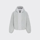 加拿大鵝（Canada Goose）【新品】Alberni女士雙面羊毛抓絨飛行員夾克大鵝外套 7068W 9409 銀樺麻灰/銀樺白 XL