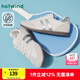 熱風(fēng)（Hotwind）女鞋軟底百搭德訓(xùn)鞋2025年春秋新款輕便透氣通勤小白鞋休閑女板鞋 70白銀 (預(yù)售8.28發(fā)貨) 37 235mm