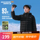 Skechers斯凱奇小暖寶羽絨服男童女童外套保暖冬裝P424K076/P425K050 碳黑/0018 170