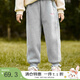 茵曼（INMAN）茵曼童裝女童加絨褲子冬季兒童中大童運動休閑長褲保暖衛(wèi)褲 花灰色 150
