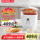天際（TONZE） 隔水燉大容量超大電燉燉鍋家用全自動(dòng)煮粥神器大號(hào)智能煲湯鍋多功能電燉盅一鍋五膽 【白色升級(jí)款】 5.5L （適合6~12人）