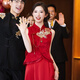 枝己紅色新中式旗袍訂婚禮服2025新款婚紗新娘主紗敬酒服秀禾服婚服 赤金良緣 S