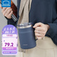 樂(lè)扣樂(lè)扣（LOCK&LOCK）愜意保溫杯男女304不銹鋼保溫杯女咖啡杯水杯 LHC4219NVY深藍(lán) 475ml