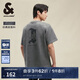 杰克·瓊斯（JACK&JONES） 春夏新款復(fù)古簡(jiǎn)約百搭字母印花寬松圓領(lǐng)短袖T恤男裝225101029
