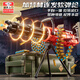 貝貝家紅色加特林電動(dòng)連發(fā)軟彈槍仿真加特狙擊模型機(jī)關(guān)槍男孩兒童玩具