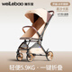 唯樂寶（welebao）靈雀嬰兒推車遛娃神器可坐躺輕便折疊口袋0-6歲兒童溜娃手推卡L7