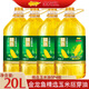 金龍魚精選玉米胚芽油5L  非轉(zhuǎn)基因壓榨食用油一級壓榨家用糧油 精選玉米胚芽油5L*4桶