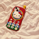 夢(mèng)妮熊日韓紅色KT貓小靈通適用蘋(píng)果16ProMax手機殼iphone16新15可愛(ài)14創(chuàng  )意13卡通女款15promax軟硅膠鏈條 紅色KT貓小靈通 iPhone 16