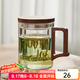 憶壺茶（YIHUTEA）泡茶杯茶水分離杯水杯男士茶杯個人專用泡茶杯玻璃綠茶杯子 【店長推薦】400ML茶杯