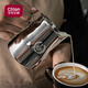 CLITON咖啡拉花杯鷹嘴意式拉花缸 304不銹鋼打奶泡杯咖啡杯打奶缸350ml