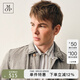 Marc O'Polo/MOP【商場(chǎng)同款】春夏翻領(lǐng)薄款?yuàn)A克式牛仔男 牛仔灰色020 S /170
